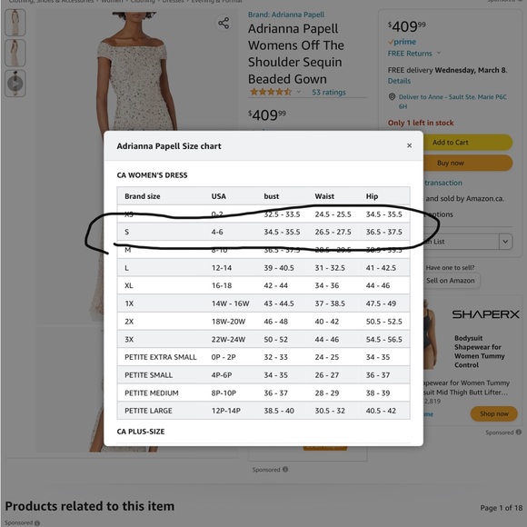 OFF THE SHOULDER SEQUIN BEADED GOWN IN BLUSH - Picture 6 of 6